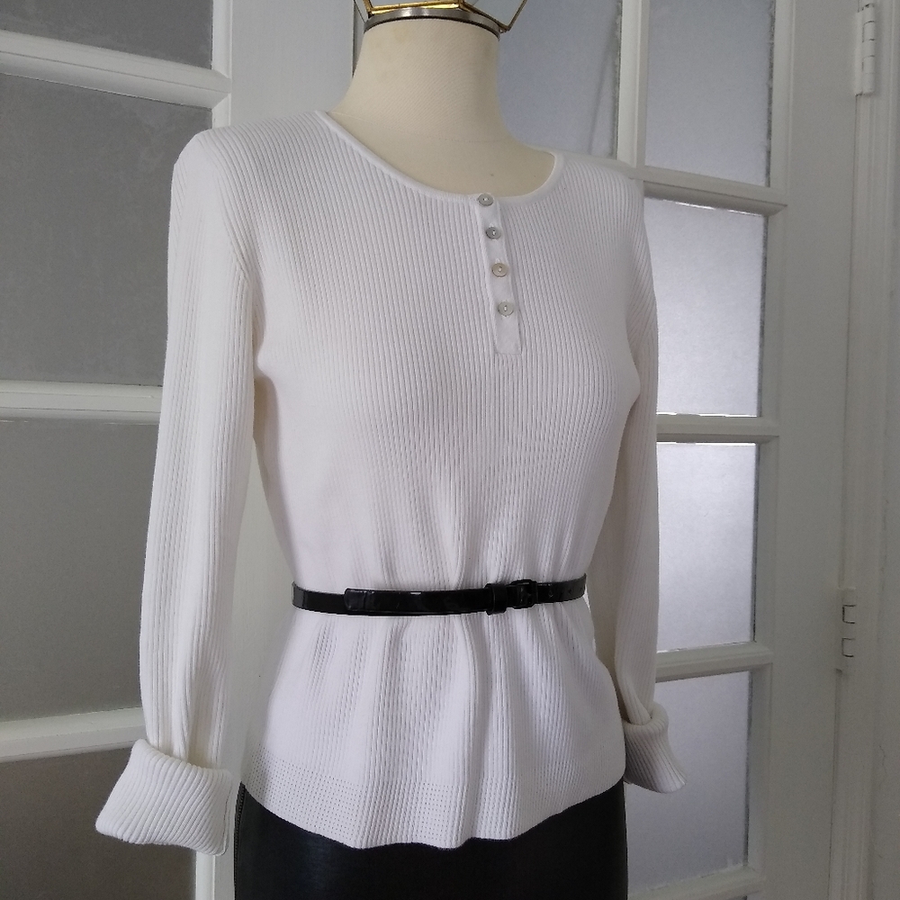 *VINTAGE* women's thick fabric long sleeve tee